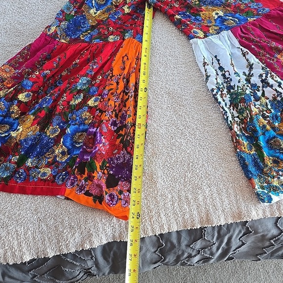 Kathmandu Imports Patchwork Pants Boho Peasant Hippie Festival Standard Size - Picture 11 of 16